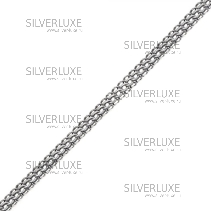 Цепочка из серебра "Кобра", ширина 6 мм