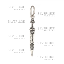 Кулон-кинжал мини из серебра