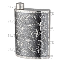 Фляга с двухсторонней гравировкой на 140 мл (Новинка)