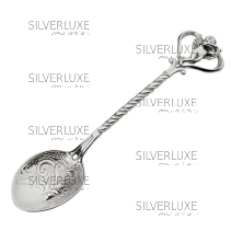 Серебряная детская ложечка