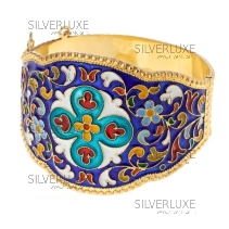 Браслет с горячей и цветной эмалью