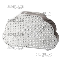 Салфетница без черни с алмазной огранкой 