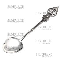 Серебряная чайная ложка "Весы"
