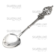 Серебряная чайная ложка "Весы"