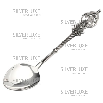 Серебряная чайная ложка "Рыбы"