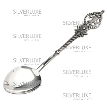 Серебряная чайная ложка "Рыбы"