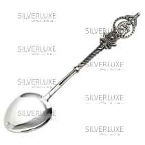 Серебряная чайная ложка "Водолей"