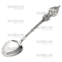 Серебряная чайная ложка "Лев"