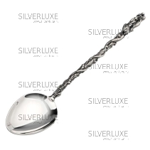 Серебряная чайная ложка "Объятия"