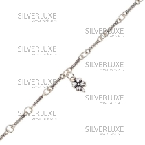 Браслет серебрянный "Цветочек" 