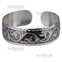 Браслет с чернением 