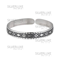 Серебряный браслет с оксидировкой