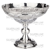 Фруктовница с чернением "Виноградная лоза"