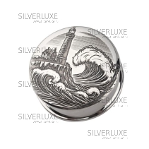 Таблетница круглая "Корабль" 