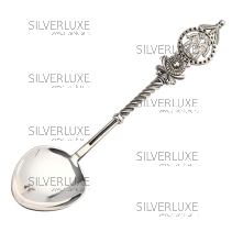 Серебряная чайная ложка "Близнецы"