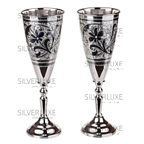 Бокалы под  шампанское серия "Кубачи" на 150 мл