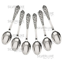 Набор серебряных кофейных ложек "Кубачи"