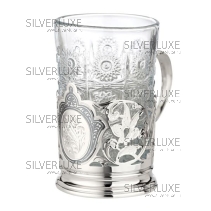 Подстаканник с чернью 