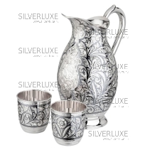 Набор для сока с чернением на 2 персоны (Новинка)