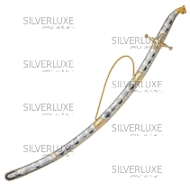 Сабля с позолотой, дамасская сталь, 92 см (Новинка)