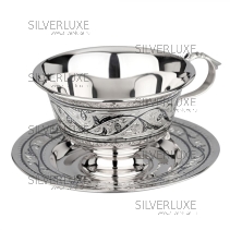 Чайная пара с литой ручкой на 160 мл (Новинка)