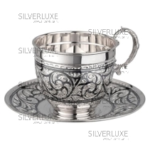 Чайная пара с литой ручкой на 200 мл (Новинка)