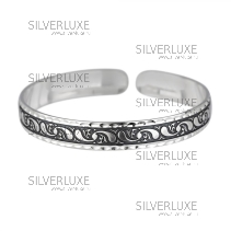 Браслет с оксидированием "Волна" 