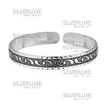 Браслет с оксидированием "Волна" 