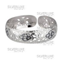 Серебряный браслет выпиленный