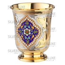 Стакан с горячей эмалью на 170 мл 