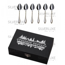 Набор 6 М-9 "Волна" чайный с золочением