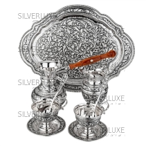 Сервиз для кофе на 2 персоны, 9 предметов, в музейном исполнении! (Новинка)