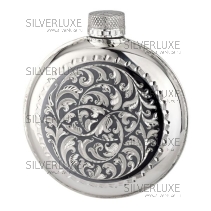 Фляга с чернью на 140 мл (Новинка)