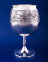 Серебрный бокал для коньяка №41