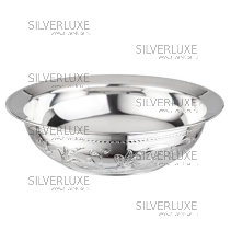 Тарелка из серебра 999 пробы на 640 мл 