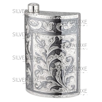 Фляга с двухсторонней гравировкой на 190 мл 