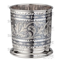 Стакан на ножке с чернением на 200 мл 