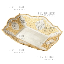 Хлебница ручной работы с выпиленными вставками 