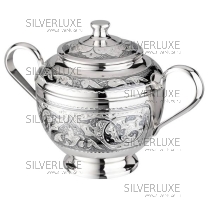 Сахарница с чернением на 550 мл 