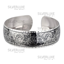 Браслет серебряный с чернением (Новинка)