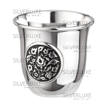 Стопка 999 пробы с черной эмалью на 45 мл 