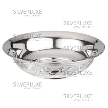 Тарелка из серебра 999 пробы на 630 мл 