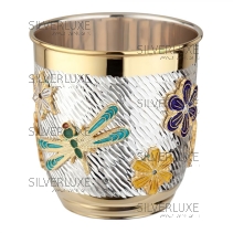 Стакан с горячей эмалью на 200 мл "Лето" (Новинка)