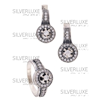 Комплект из серебра, коллекция "VАмпир" (Новинка)