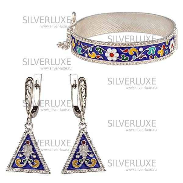 Комплект браслет + серьги «Мария» артикул: 4195 - купить винтернет-магазине Silver Luxe по доступной цене