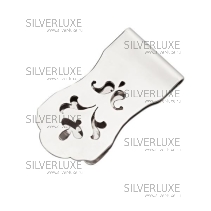 Зажим для денег с выпиленными узорами 