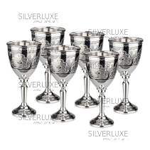 Набор рюмок для вина в исполнении  "Эксклюзив" на 80 мл 