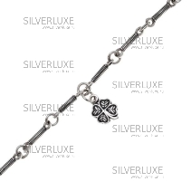 Браслет серебряный "Клевер" 