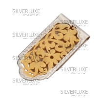 Зажим для денег позолоченный  