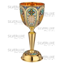 Кубок из серебра, с горячей эмалью!